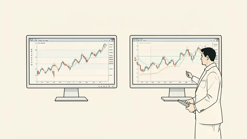 Deux écrans de trading comparant un pullback VWAP ordonné et une configuration latérale erratique