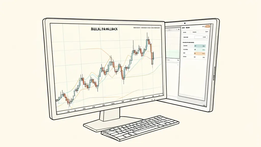Gros plan d'un trader étudiant un pullback haussier en 4 heures, zone de support surlignée et ticket d'ordre